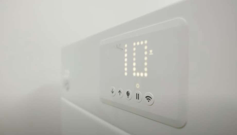 A close look at the control panel on a Plunge All-In