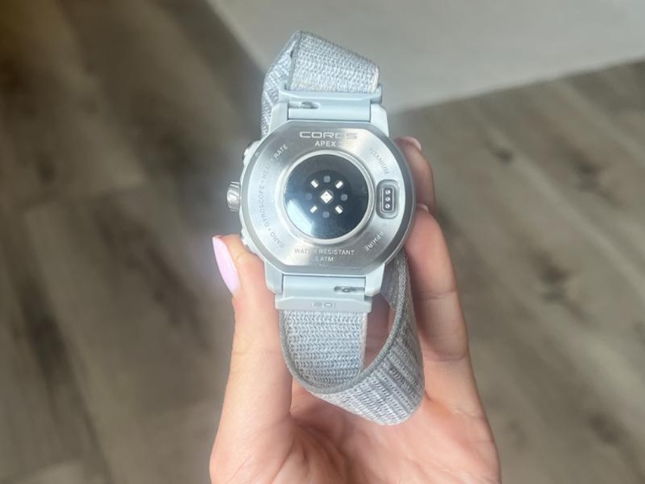 Back view of the Coros Apex 2