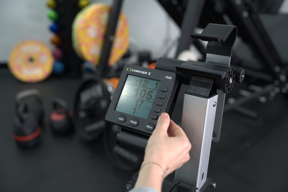 Display and control panel for the Concept 2 Strength ERG