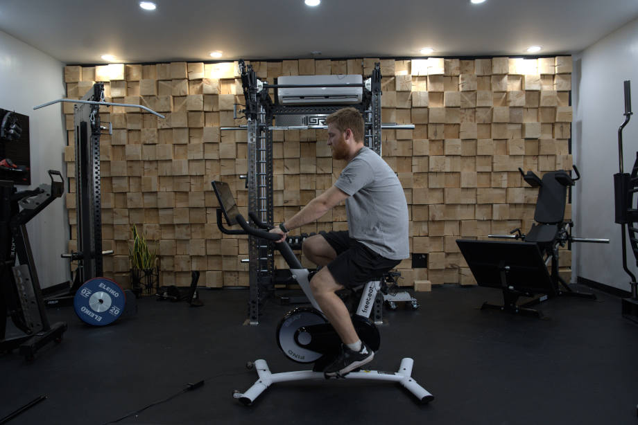 Man on a Free Beat Boom Bike