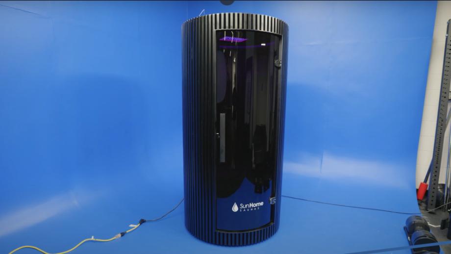 Full view of a Sun Home Pod Sauna