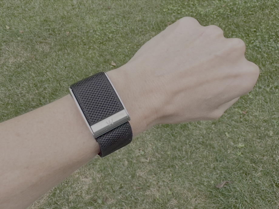 Person showing the Whoop 5.0 on their wrist