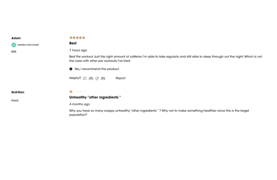 Customer feedback on Optimum Nutrition Gold Standard Pre-Workout