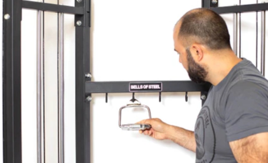 Product tester looking at the console on the Horizon 7.0 AT treadmill