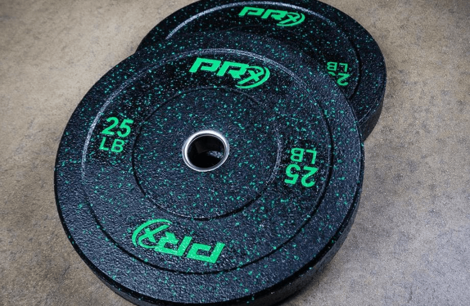 25-pound PRx Crumb Rubber Bumper Plates