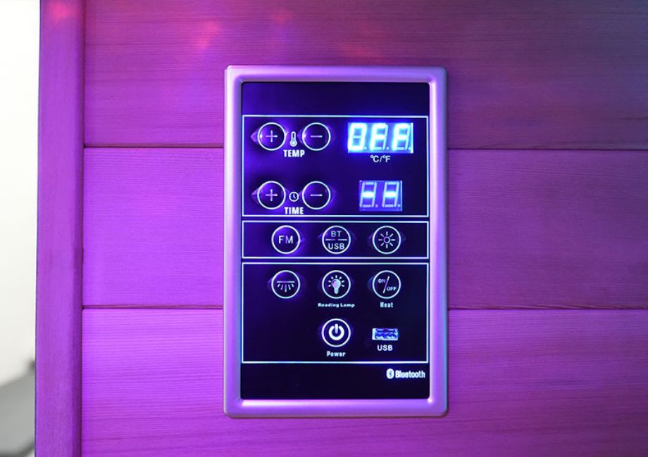 The control panel on the Sun Home Luminar