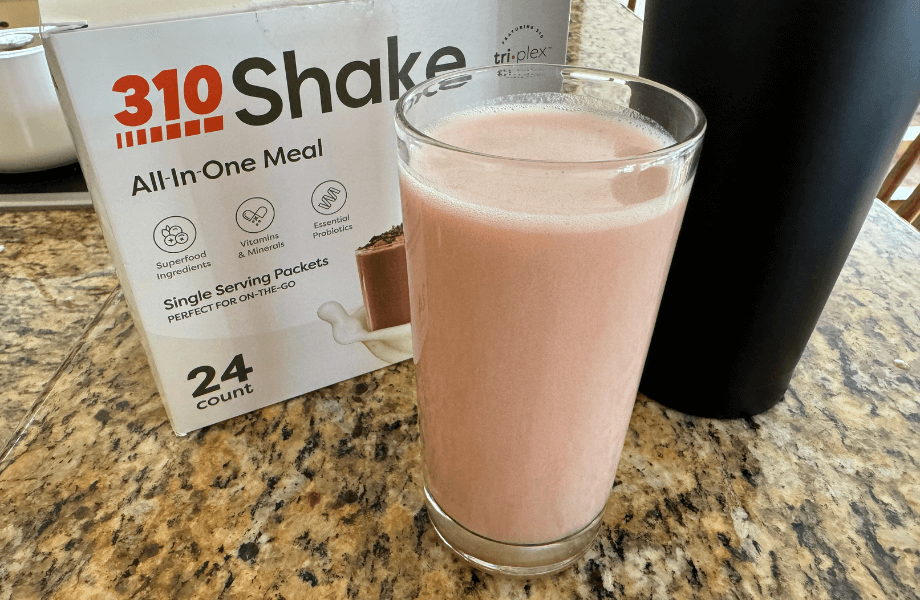 A full serving of 310 All-in-One Meal Replacement Shake