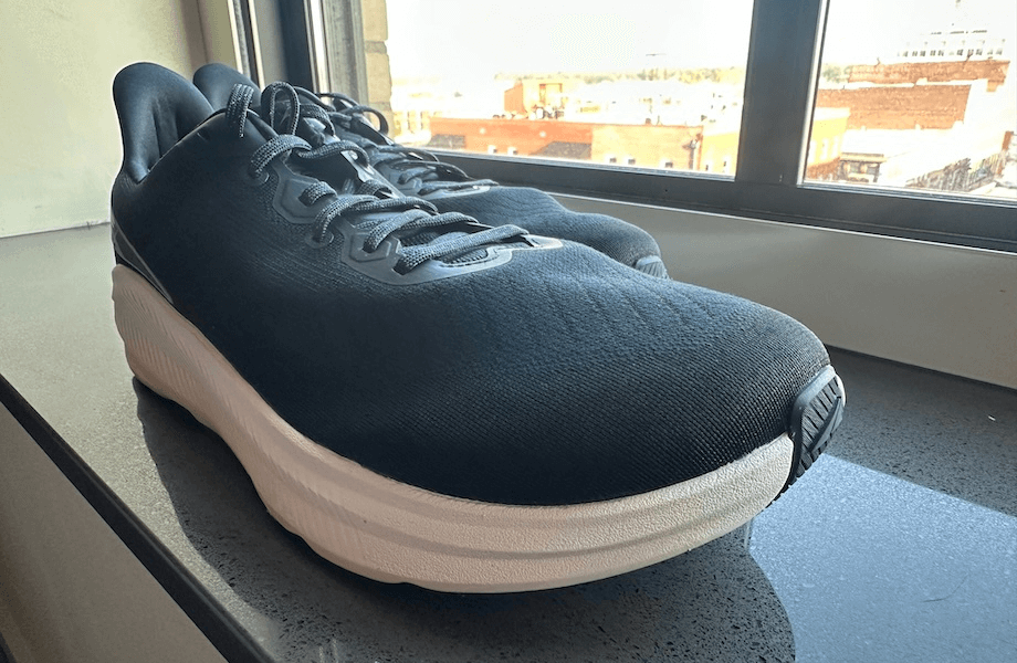 The FootShape toe box of the Altra Experience Form running shoes