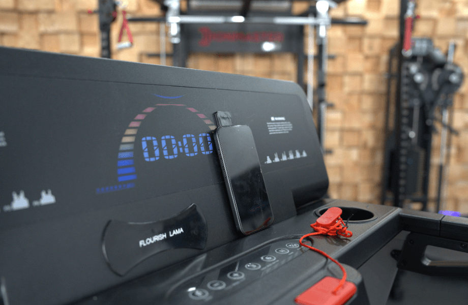 The front display of the Wellfit TM024 Treadmill