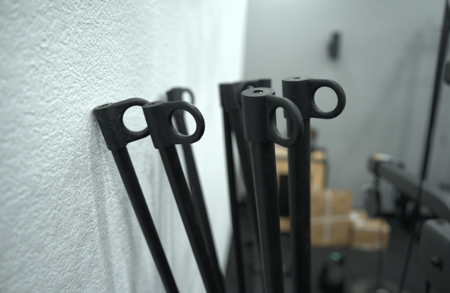 Multiple rods that make up the resistance on the Bowflex Xtreme 2 SE Home Gym