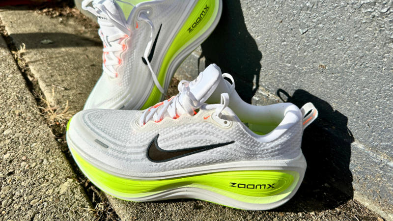 A pair of Nike Vomero Plus Running Shoes