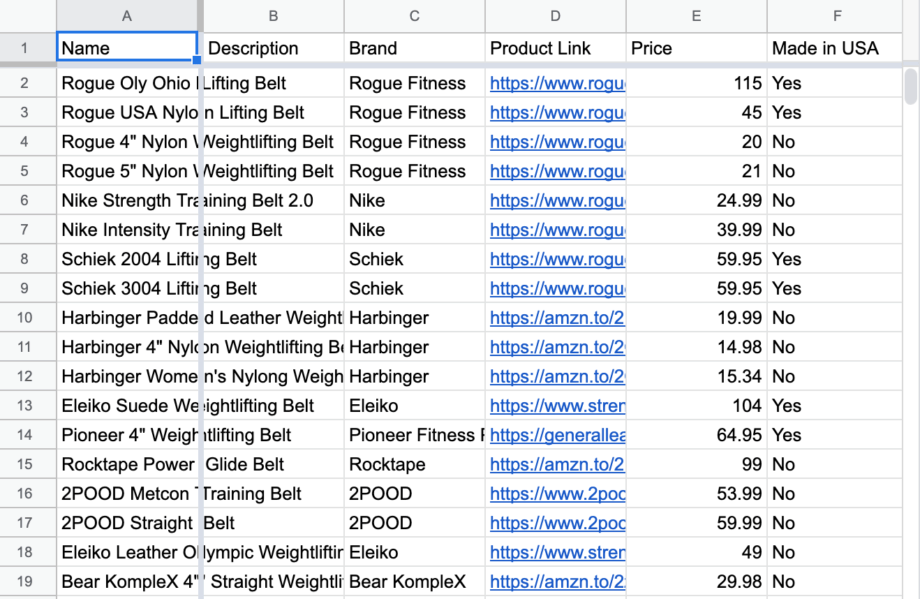 best lifting belts