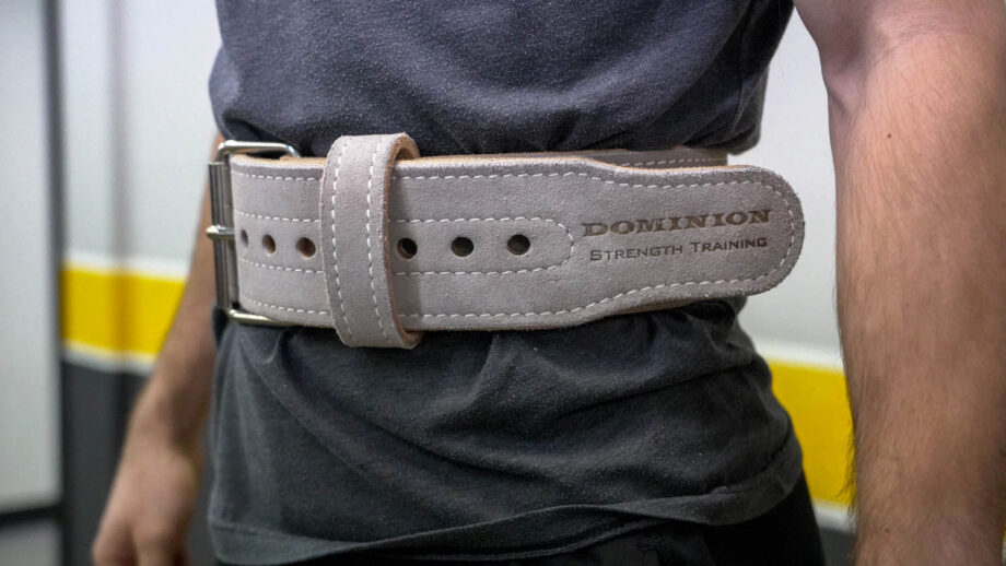 Best Deadlift Belt: Dominion 3" Leather Belt