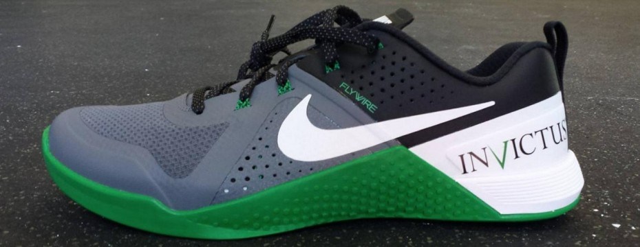 green and black Nike Metcon 1