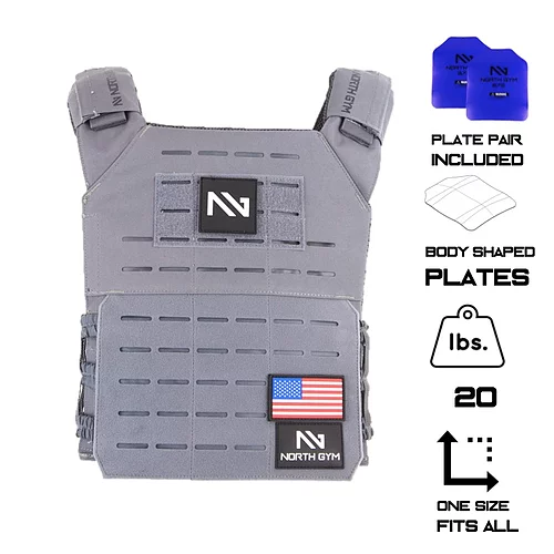 14lbs 2 Innovative Moulded Weights for Best fit 20lbs/ 30lbs North Gym Adjustable Weighted Vest/Incl 