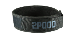 The 2POOD weightlifting belt in black