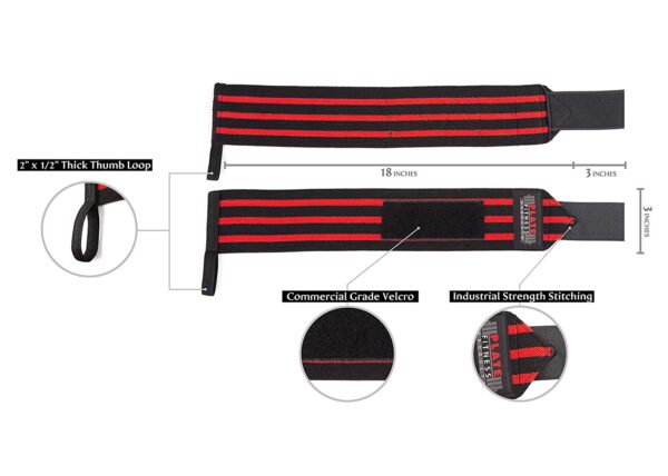 Plate Fitness Wrist Wraps