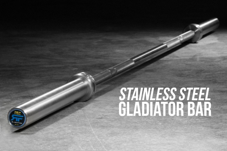 REP Stainless Steel Gladiator Olympic Barbell thumbnail
