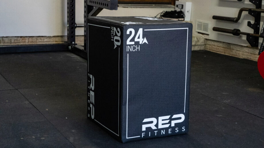 Safer Design REP FITNESS Foam Soft Plyo Box for Plyometric Exercises and Conditioning 24/20/12/6/4 Sizes