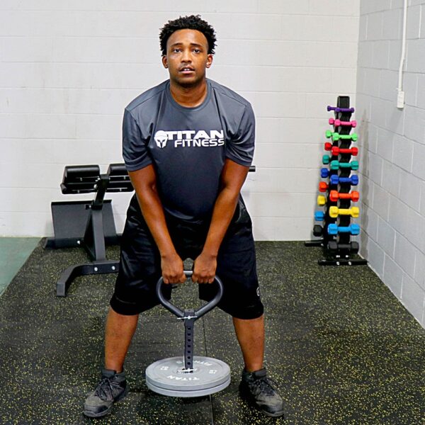 Titan Fitness Plate Loadable Kettlebell Garage Gym Reviews