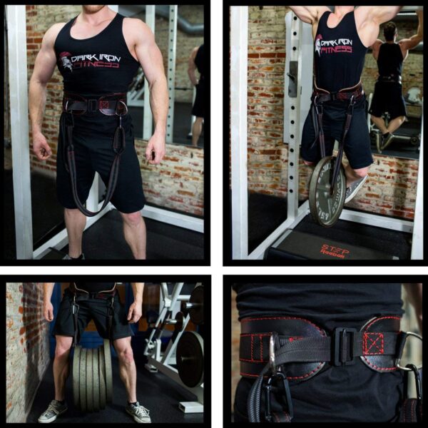 Dark Iron Fitness Leather Dip Belt Garage Gym Reviews