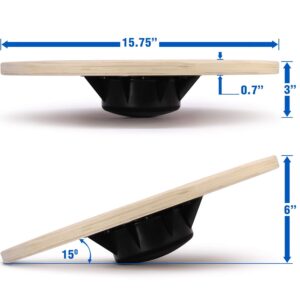 Yes4All Wooden Wobble Balance Board