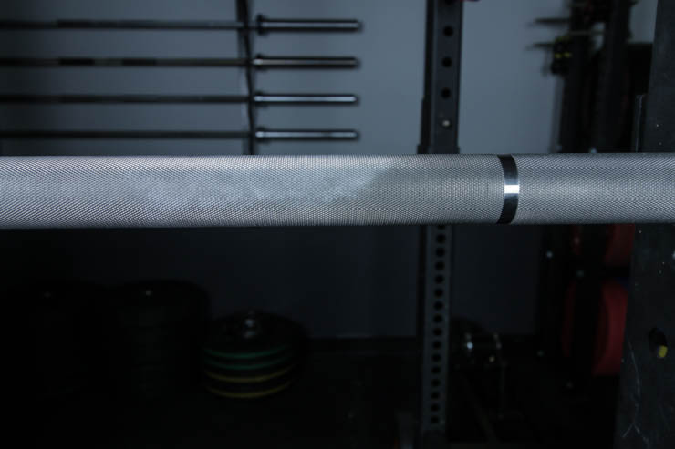 american Barbell Stainless Bearing Bar knurl
