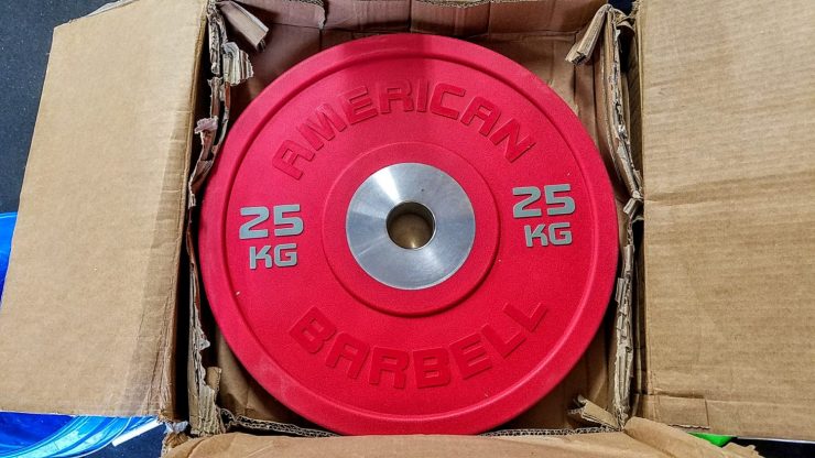 American Barbell Urethane Bumper Plates unboxing