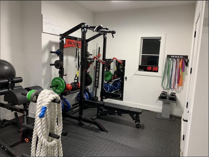 Most Versatile Half Rack: Rogue Monster Collegiate Half Rack