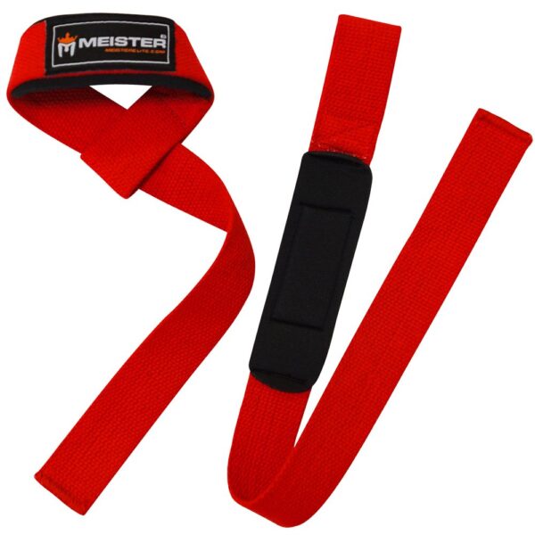 Meister Neoprene-Padded No-Slip Weight Lifting Straps