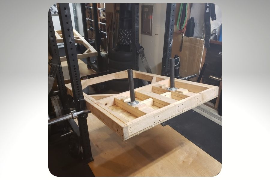 diy leg press machine