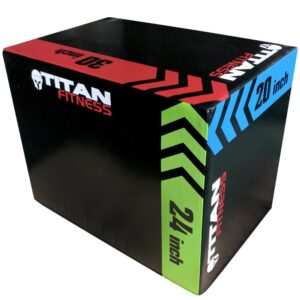 Titan 3-in-1 Heavy Foam Plyometric Box