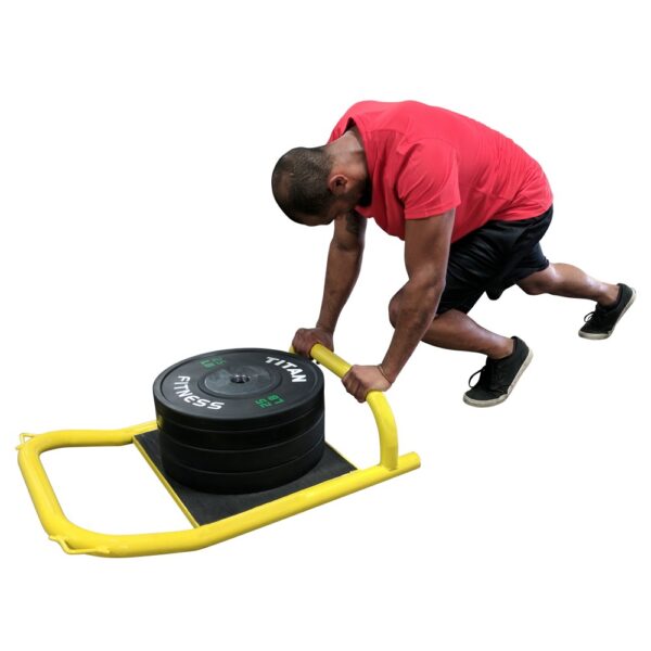 Titan fitness hd weight sled low push pull heavy high training online