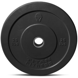 Titan Fitness Economy Black Bumper Plates