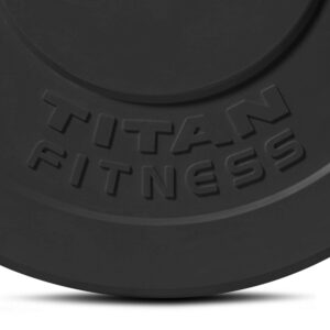 Titan Fitness Economy Black Bumper Plates