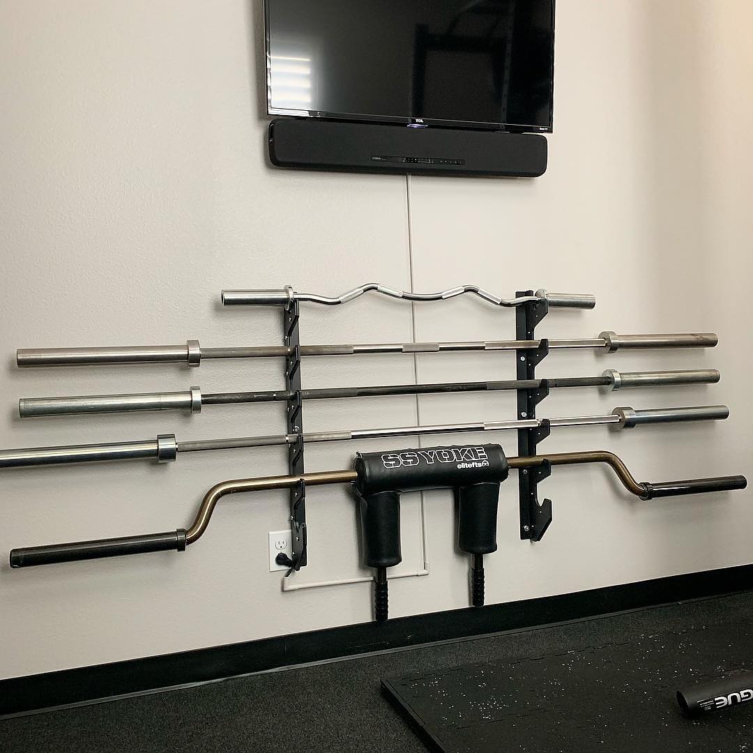 barbell gun rack