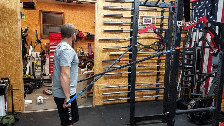 Crossover Symmetry squat rack