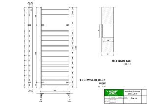 stall bar measurements