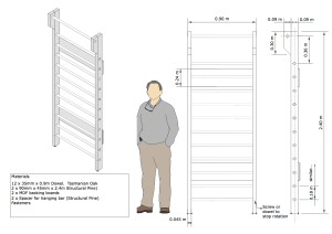 stall bar measurements