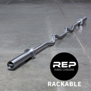 REP Rackable EZ Curl Barbell