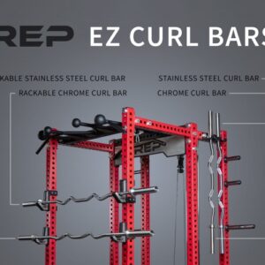 REP Rackable EZ Curl Barbell