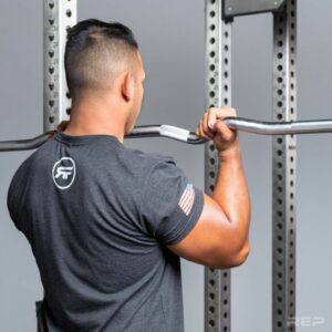 REP Rackable EZ Curl Barbell