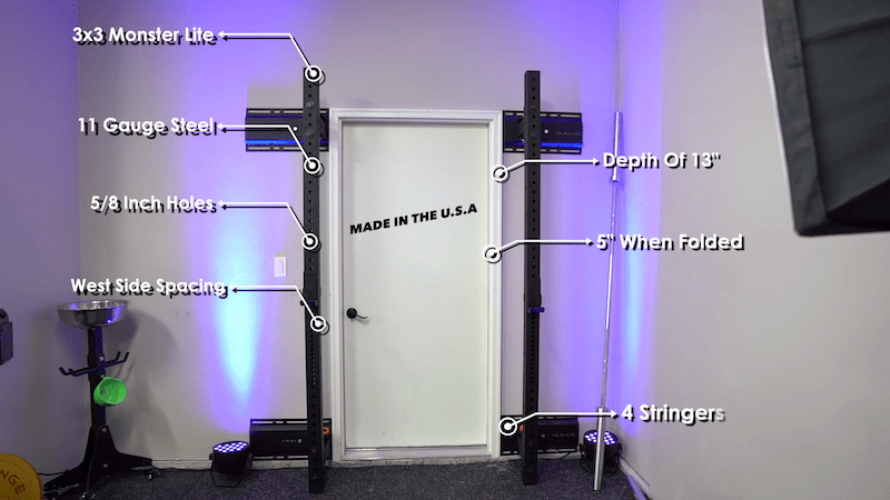 Rogue Fitness RML-90SLIM Rack specs