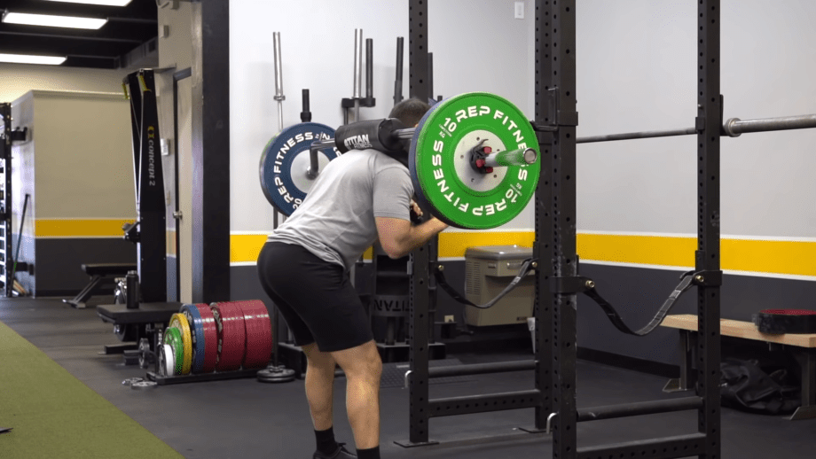 Shoulder Saver Safety Squat Bar attachment Adjust bar angle/height as you squat! 