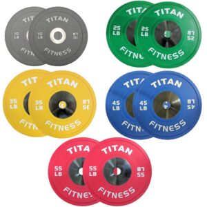 Titan Color Elite LB Bumper Plates