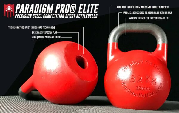 Paradigm Pro® Elite Precision Competition Kettlebell – Kettlebells USA®