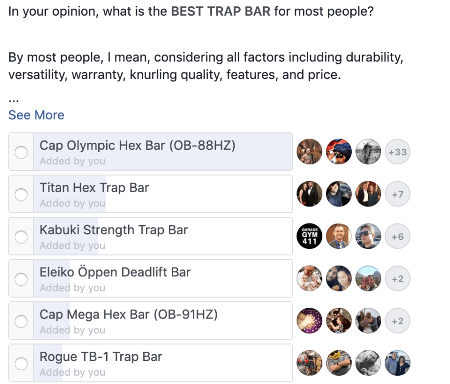 trap bars