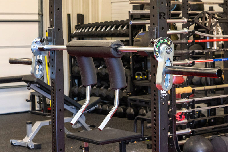 Kabuki Strength Transformer Bar V4 in a garage gym