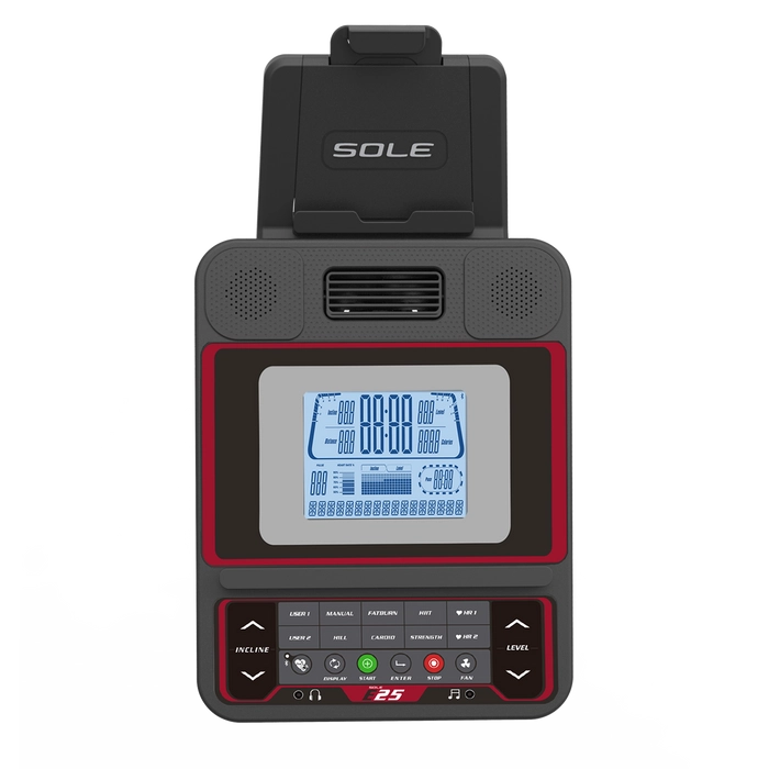 Sole E25 Elliptical heart rate monitor 