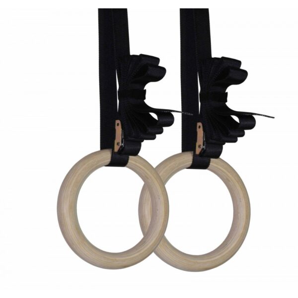 Titan 32mm Wood Olympic Gymnastic Rings